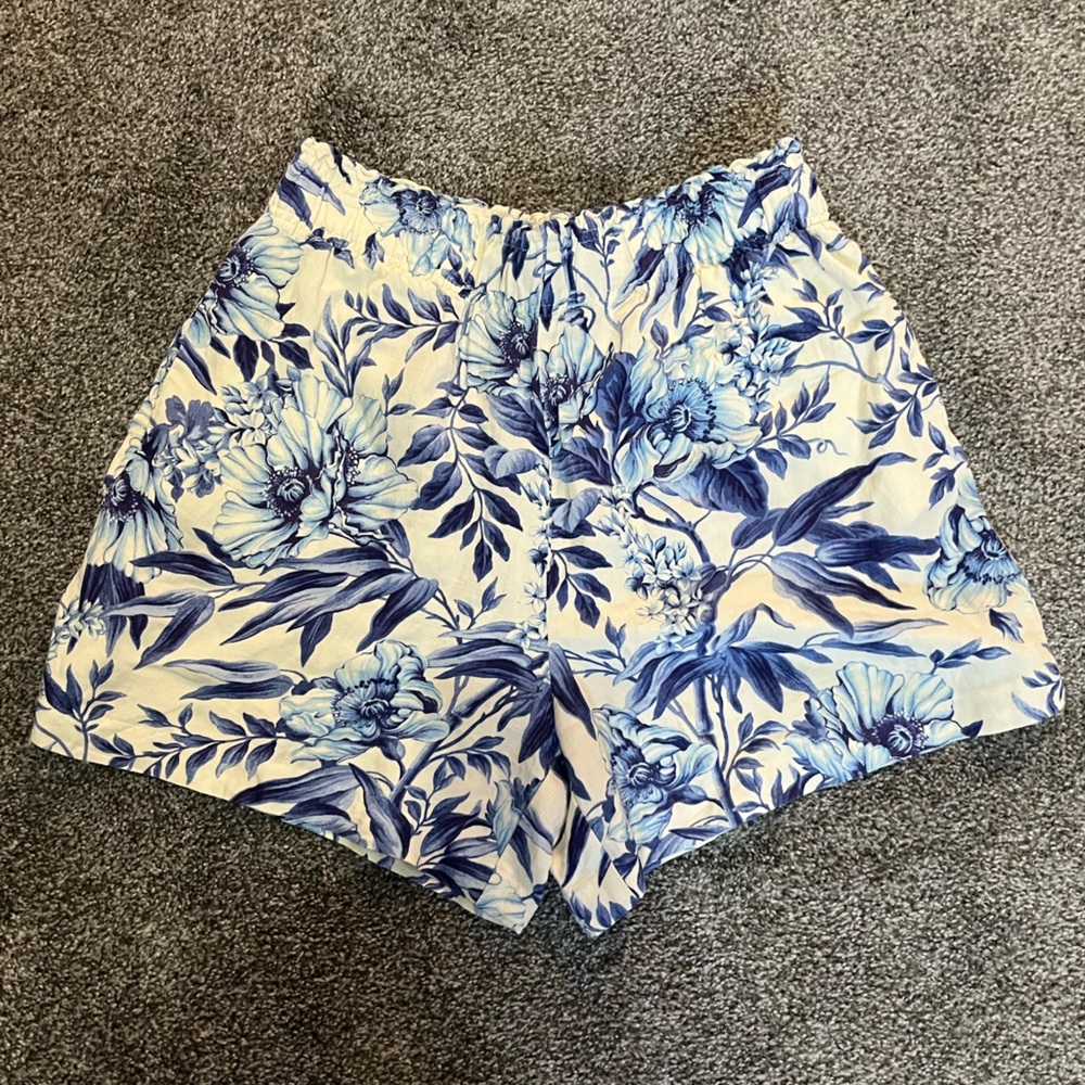 H&M Linen Blend Shorts